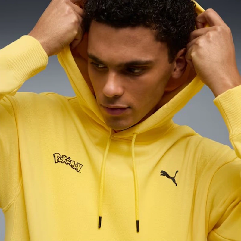 PUMA x Pokemon Pikachu mens Relaxed Graphic Hoodie - Image 4