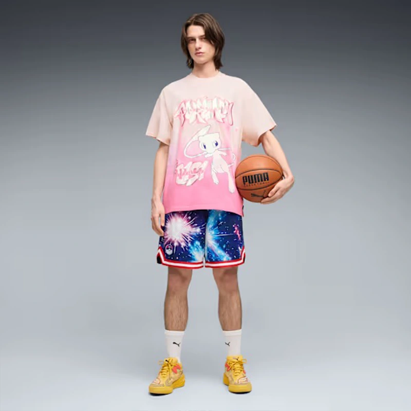 PUMA x Pokemon Shiny Mew Mens Oversized Tee - Image 5