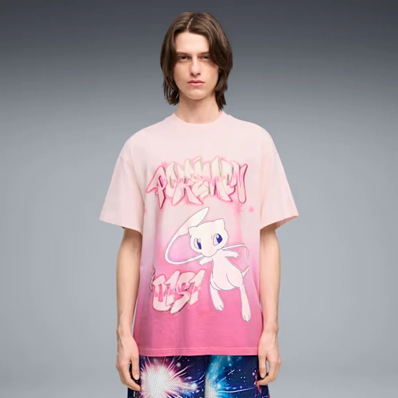PUMA x Pokemon Shiny Mew Mens Oversized Tee - Image 3