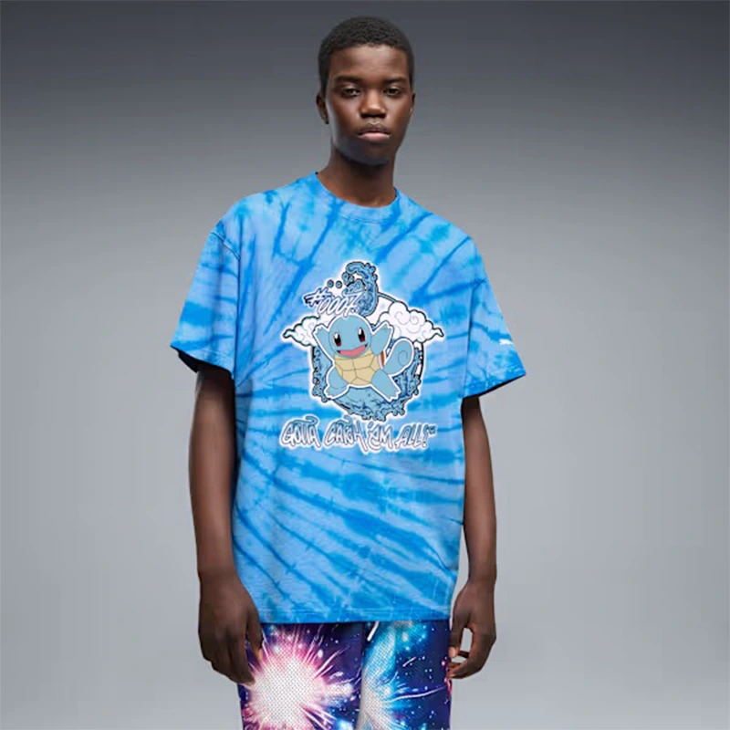 PUMA x Pokemon Squirtle Mens Oversized Tee - Image 3