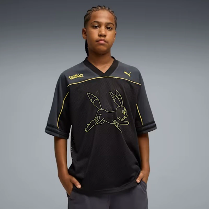 PUMA x Pokemon Umbreon Big Kids Oversized Jersey - Image 3