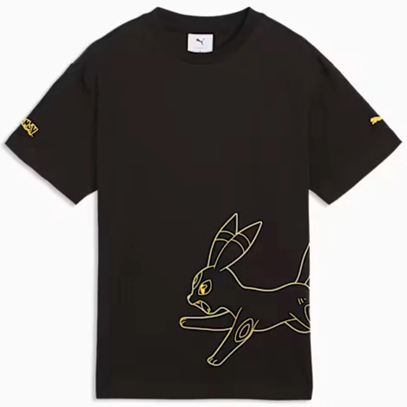 PUMA x Pokemon Umbreon Big Kids Relaxed Graphic Tee