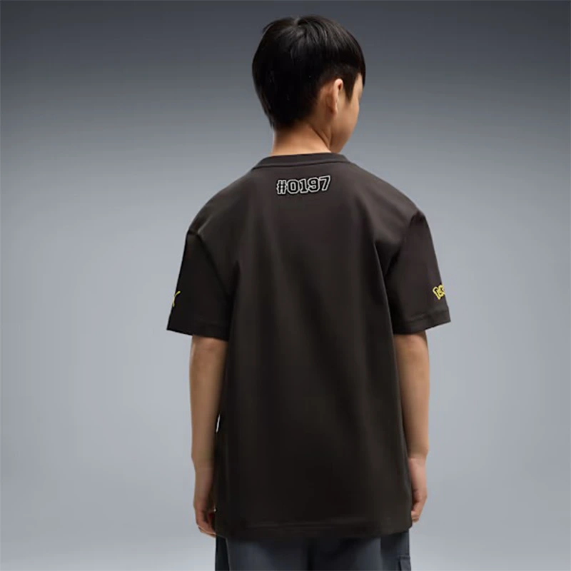 PUMA x Pokemon Umbreon Big Kids Relaxed Graphic Tee - Image 3