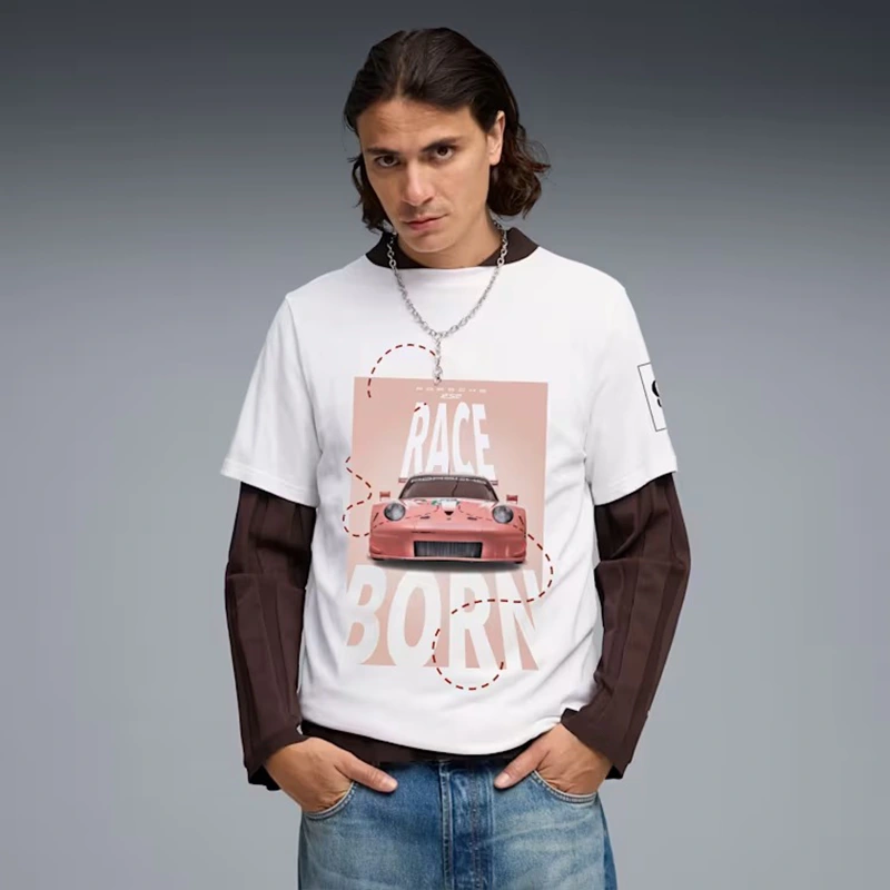 PUMA x Porsche Legacy Sau White Tee - Image 3