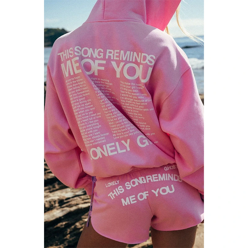 Womens This Song Reminds Me Of You Zip Up Hoodie