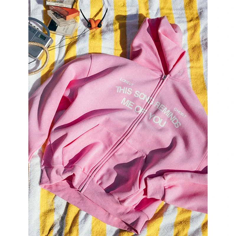 Womens This Song Reminds Me Of You Zip Up Hoodie - Image 6