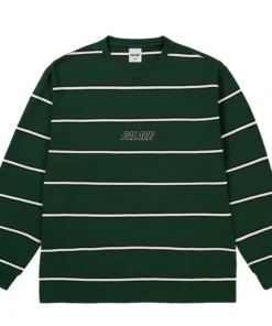 Palace Duo Stripe Green Longsleeve Sweater