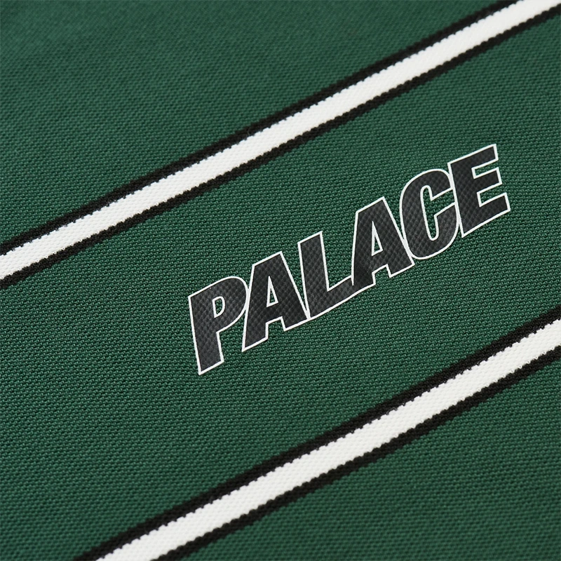 Palace Duo Stripe Green Longsleeve Sweater - Image 3