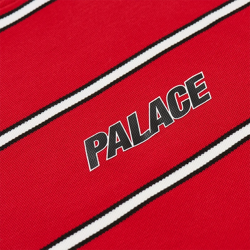 Palace Duo Stripe Red Longsleeve Sweater - Image 3