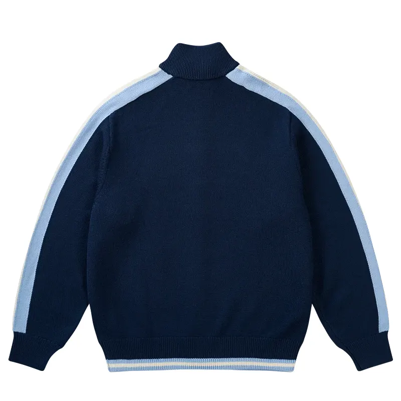 Palace Easy Funnel Knit Navy Sweater - Image 2