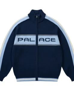 Palace Easy Funnel Knit Navy Sweater