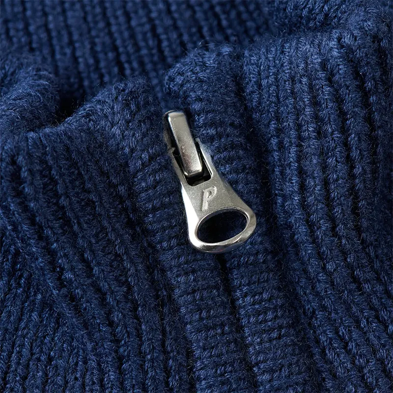 Palace Easy Funnel Knit Navy Sweater - Image 4