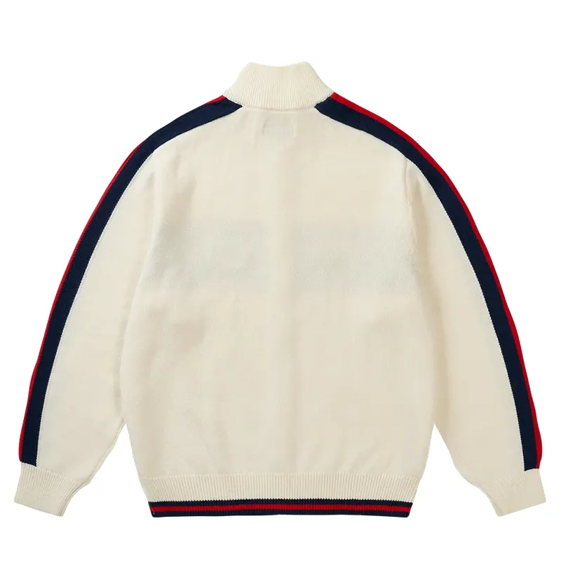 Palace Easy Funnel Knit Soft White Sweater - Image 2
