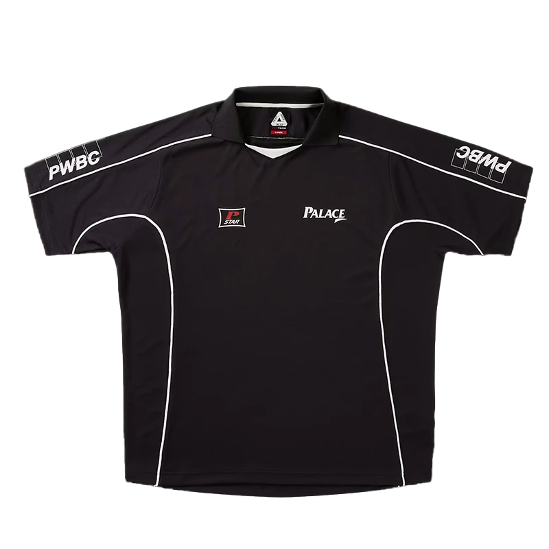 Palace Golf Mesh Black Polo