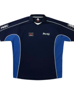 Palace Golf Mesh Navy Polo