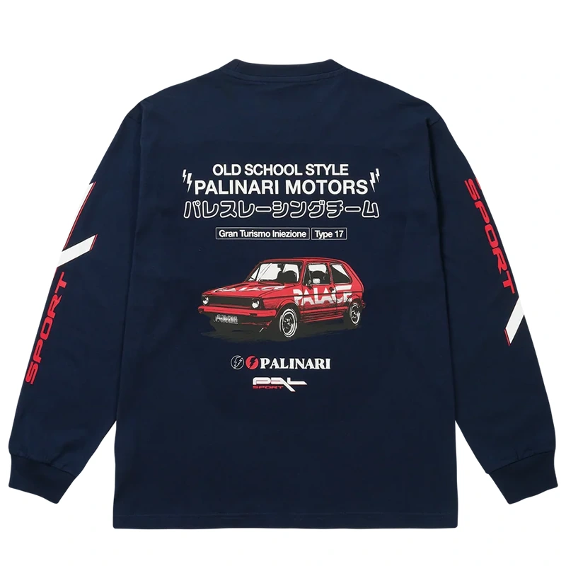 Palace Palinari Longsleeve Navy Sweatshirt