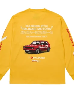 Palace Palinari Longsleeve Yellow Sweatshirt