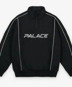 Palace Piped 1/4 Zip Sweater