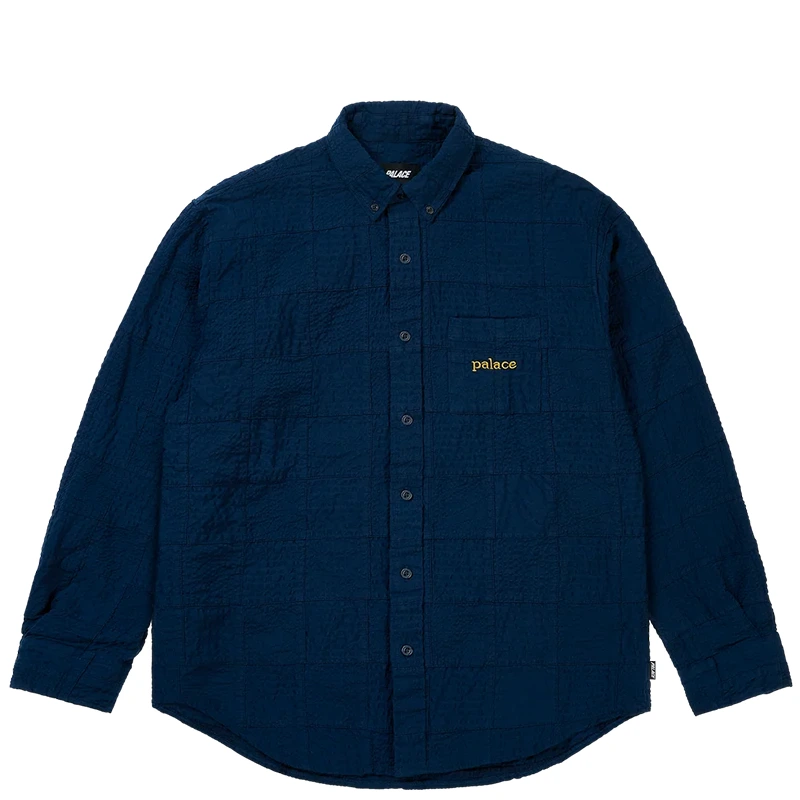 Palace Seer Patch Oxford Navy Shirt