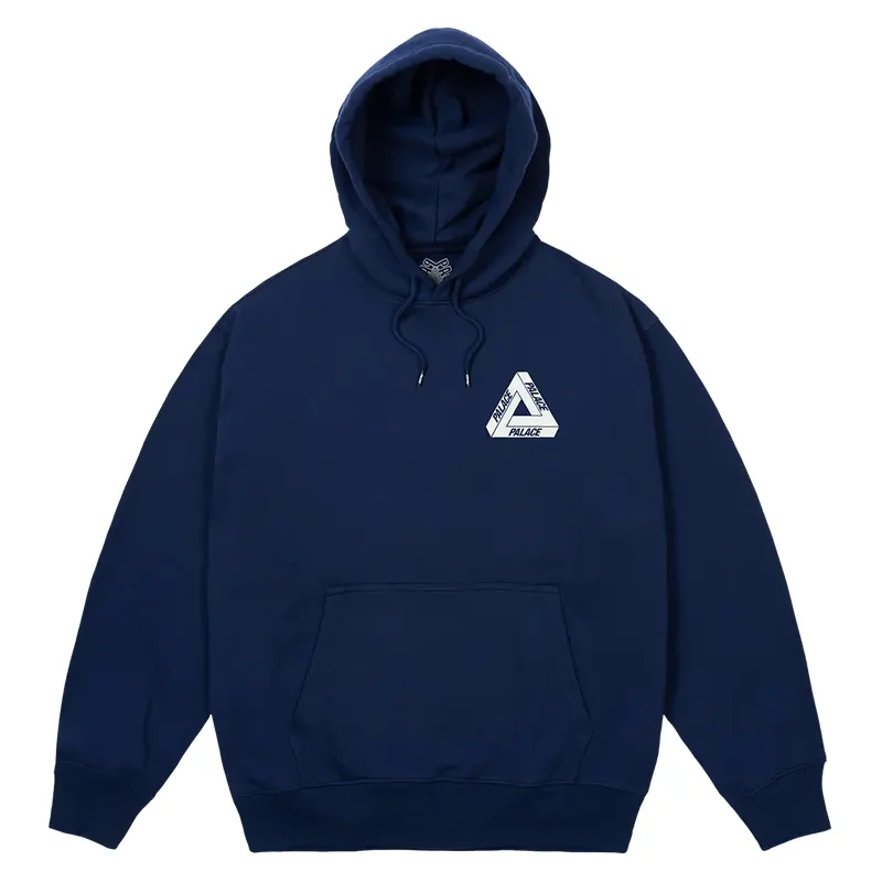Palace Tri-Vortex Navy Hoodie - Image 2