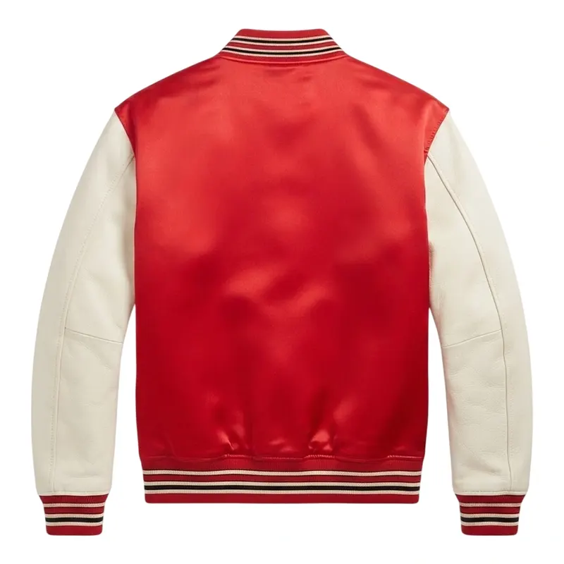 Paulo Avelino Red White Varsity Jacket - Image 2