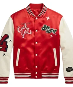 Paulo Avelino Red White Varsity Jacket