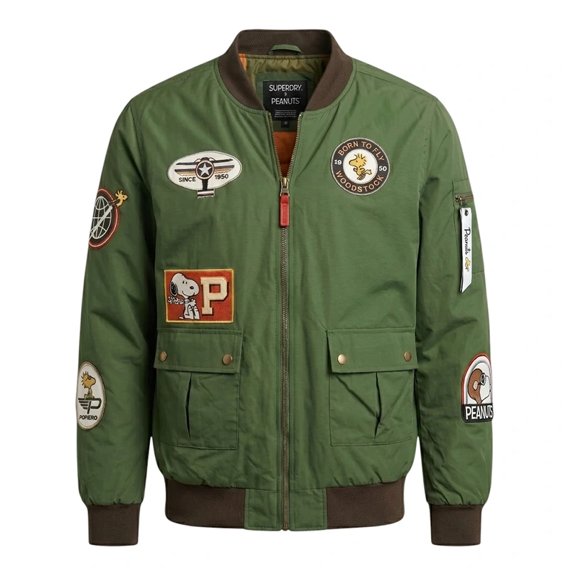 Peanuts Snoopy Flying Ace Bomber Jacket