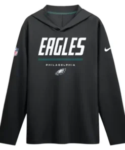 Philadelphia Eagles Game On Black Hoodie