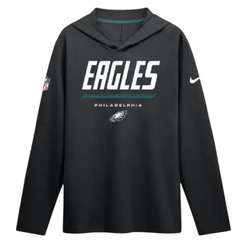 Philadelphia Eagles Game On Black Hoodie