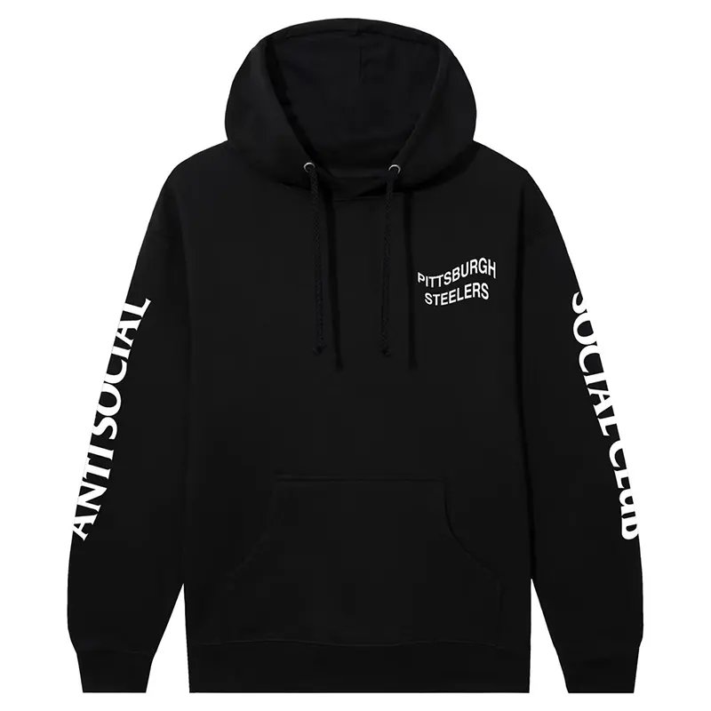 Pittsburgh Steelers AntiSocialSocialClub x NFL Impact Blossom Hoodie - Image 2