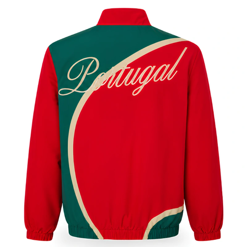 Portugal Red And Green Windbreaker Jacket - Image 2