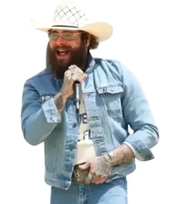 Post Malone World Cup Finals Denim Jacket