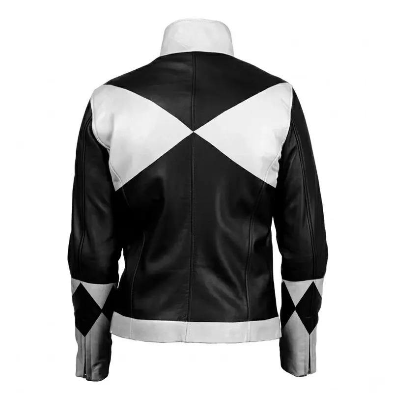 Power Rangers Black Leather Jacket - Image 2