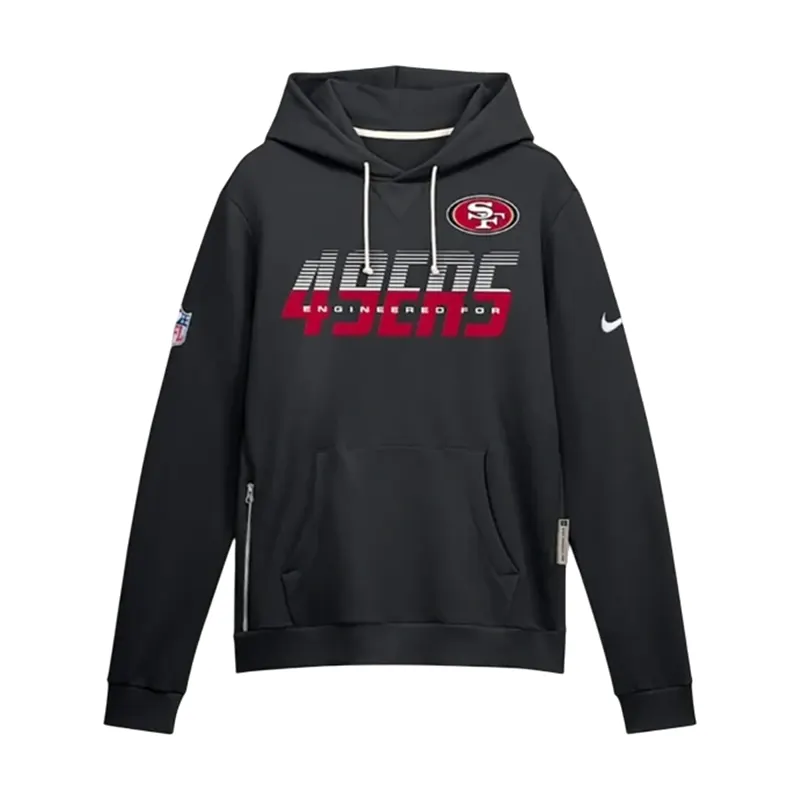 Preseason San Francisco 49ers Black Hoodie