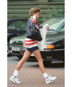 Princess Diana American Flag Sweater