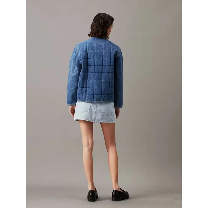 Quilted Denim Jacket - Image 2