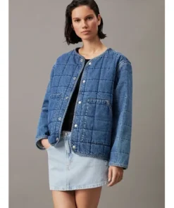 Quilted Denim Jacket