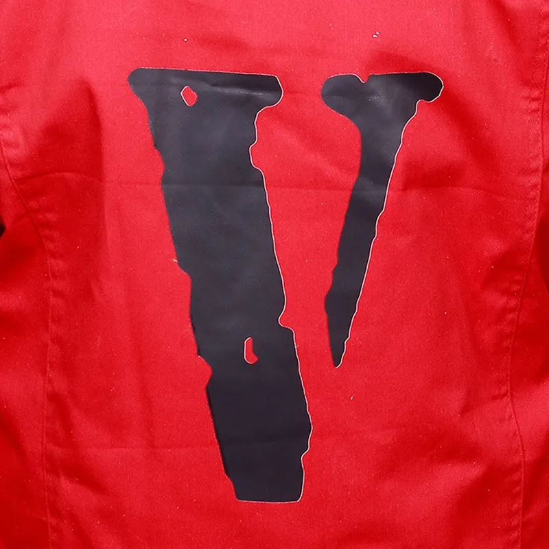 Friends vlone Red Jacket - Image 5