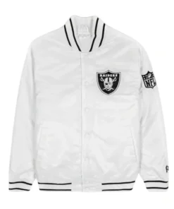 Raiders Exclusive White Satin Jacket