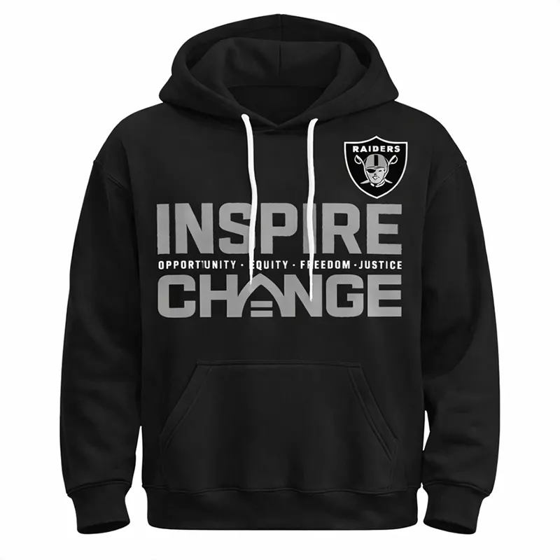Raiders Inspire Change Pete Carroll Hoodie