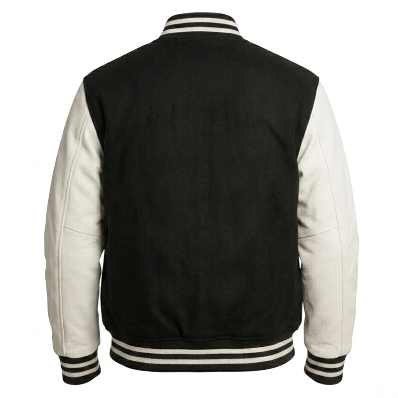 Raiders Varsity Letterman White Jacket - Image 2