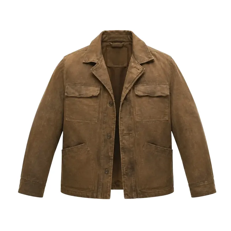 Reacher S04 Alan Ritchson tan Cotton Jacket