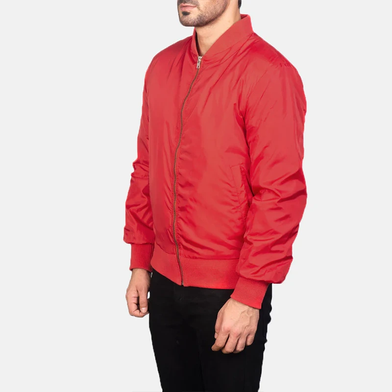 Red Bomber Jacket - Image 2