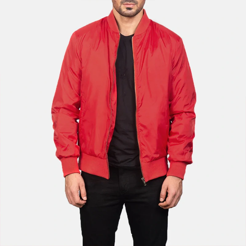 Red Bomber Jacket