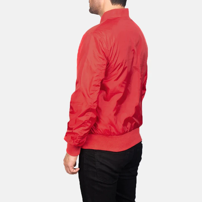 Red Bomber Jacket - Image 3