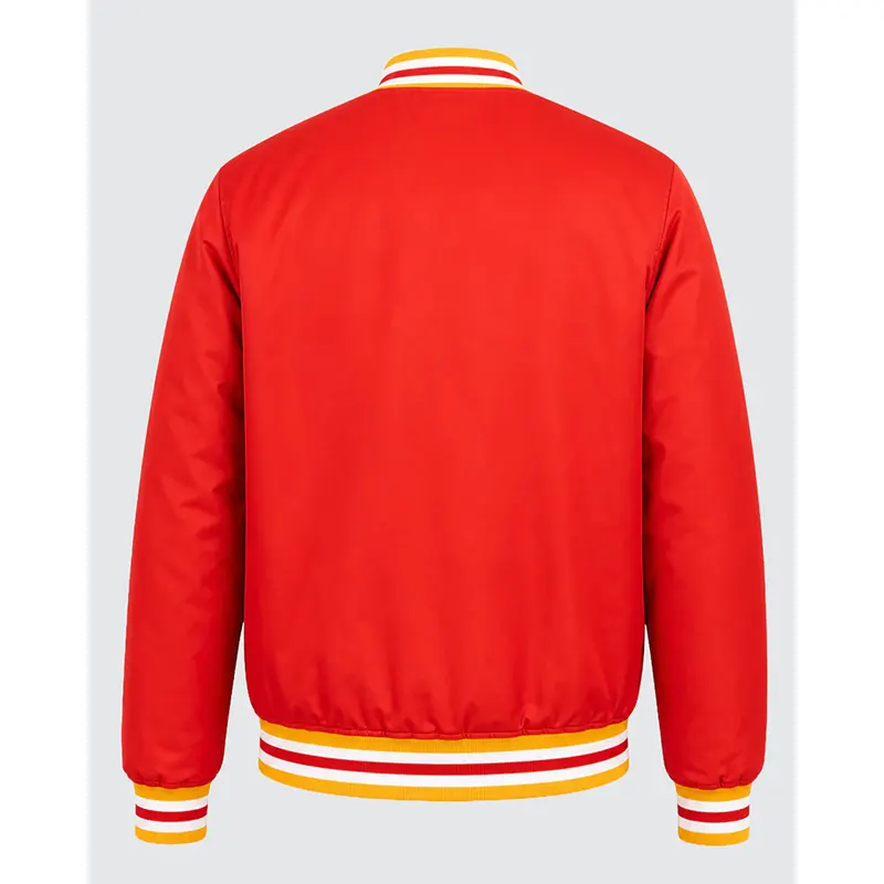 Red Kansas City Letterman Jacket - Image 2