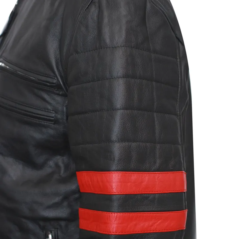 Hybrid Fight Club Mayhem Leather Jacket - Image 3