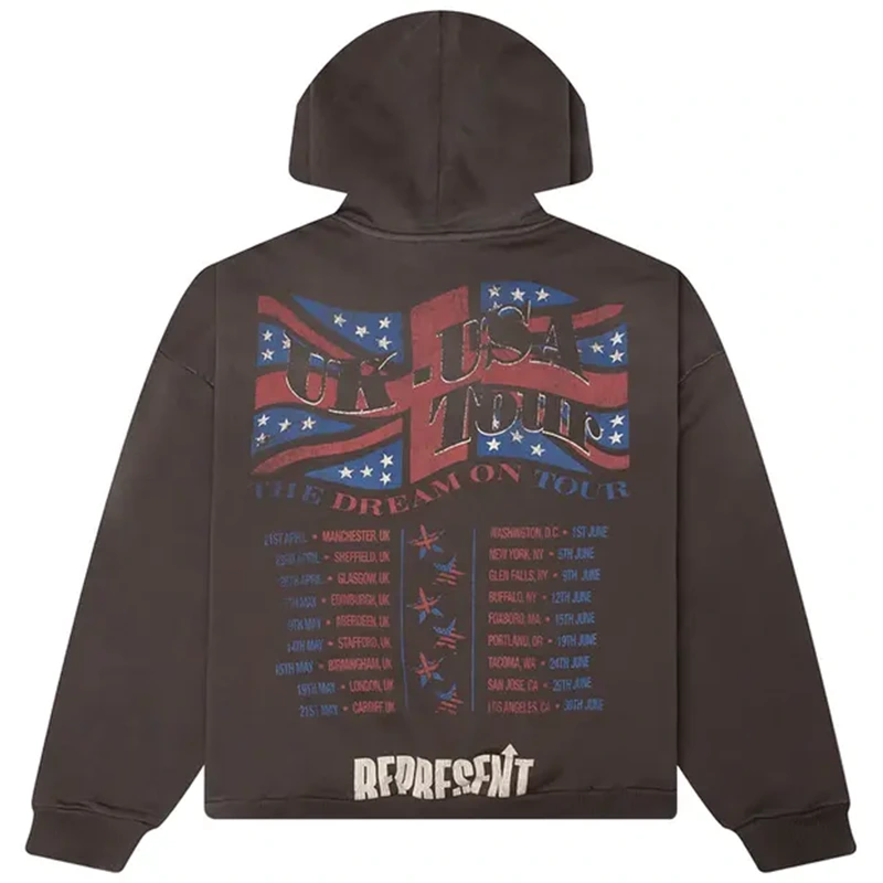 Represent Clo Dream On Tour Nero Hoodie - Image 2