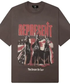 Represent Clo Dream On Tour Nero T-Shirt