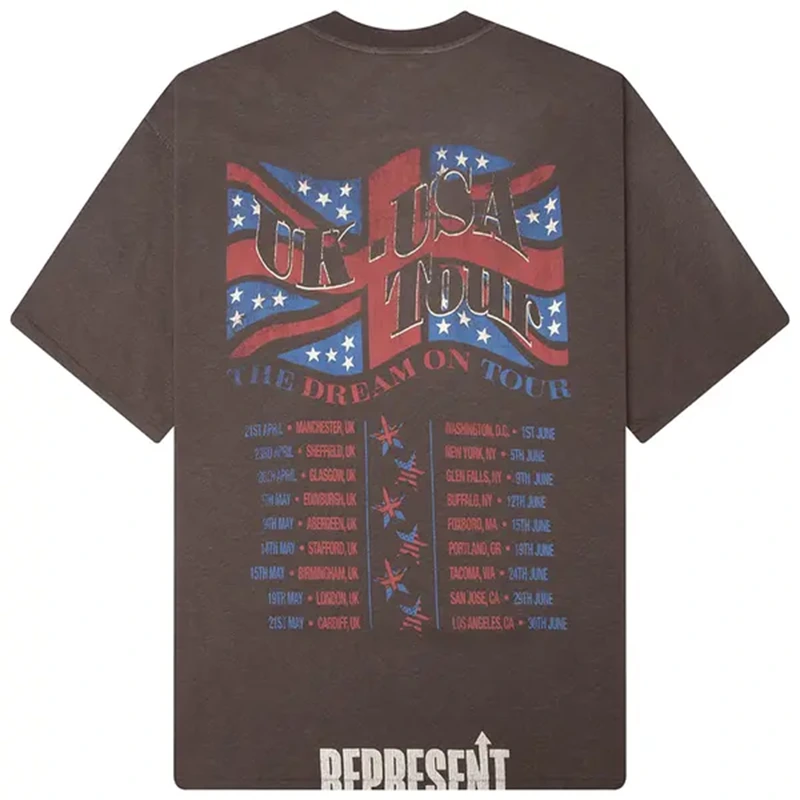 Represent Clo Dream On Tour Nero T-Shirt - Image 2